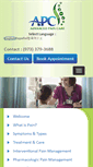 Mobile Screenshot of advancedpaincare.net